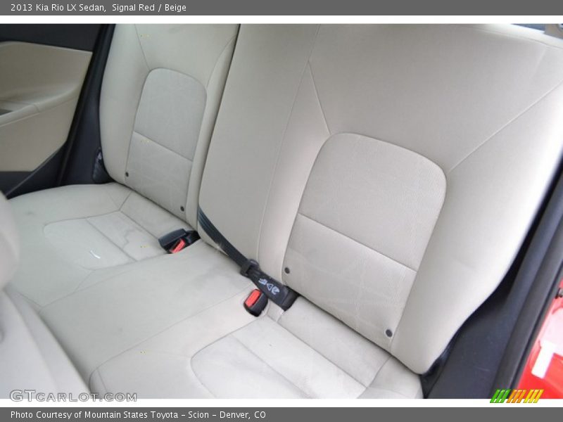 Signal Red / Beige 2013 Kia Rio LX Sedan