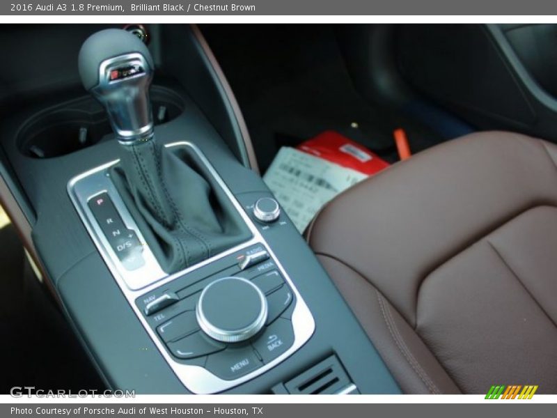 Brilliant Black / Chestnut Brown 2016 Audi A3 1.8 Premium