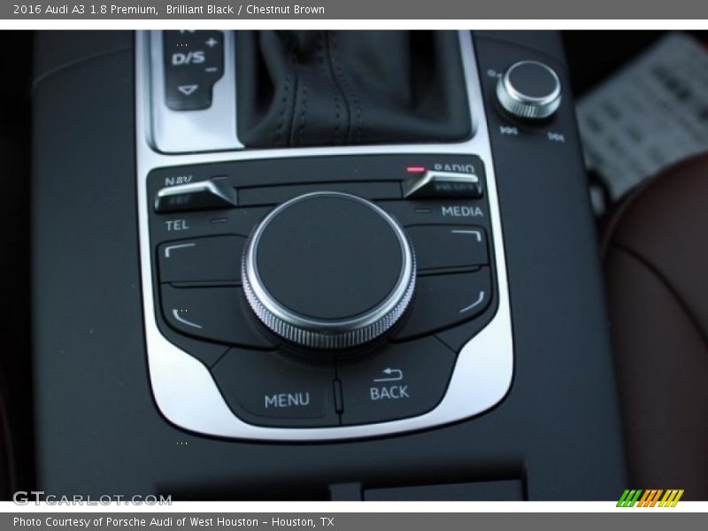 Brilliant Black / Chestnut Brown 2016 Audi A3 1.8 Premium