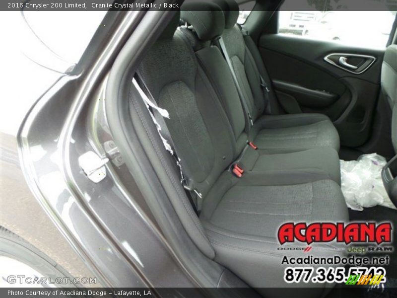 Granite Crystal Metallic / Black 2016 Chrysler 200 Limited