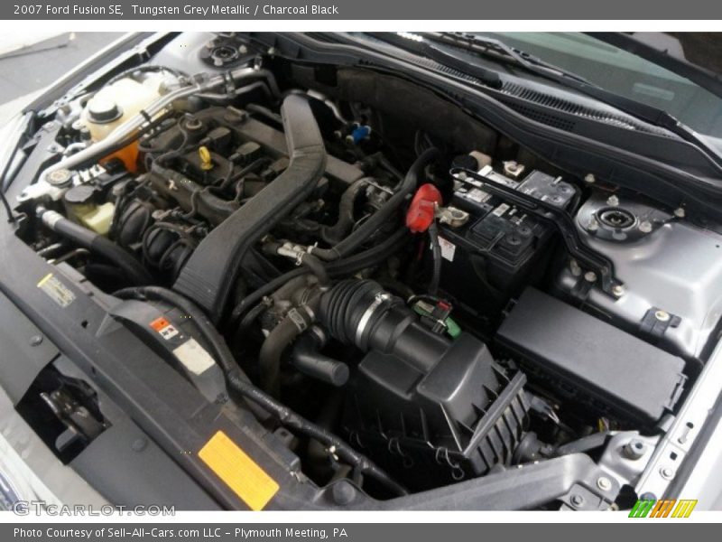Tungsten Grey Metallic / Charcoal Black 2007 Ford Fusion SE