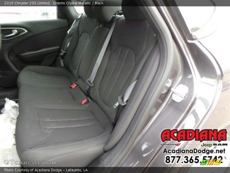 Granite Crystal Metallic / Black 2016 Chrysler 200 Limited