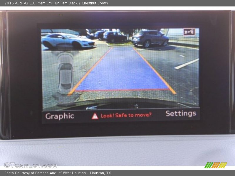 Brilliant Black / Chestnut Brown 2016 Audi A3 1.8 Premium