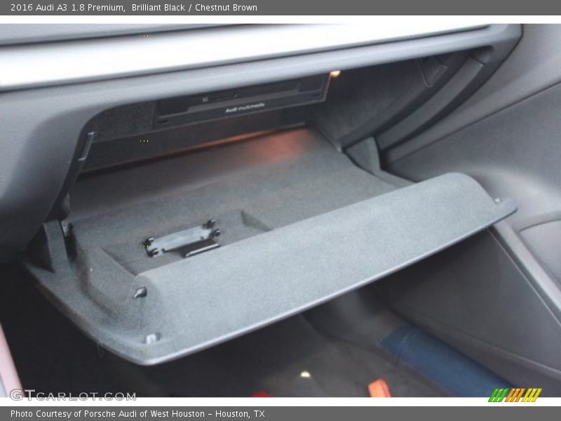 Brilliant Black / Chestnut Brown 2016 Audi A3 1.8 Premium