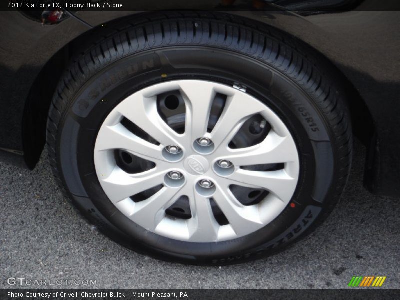 Ebony Black / Stone 2012 Kia Forte LX