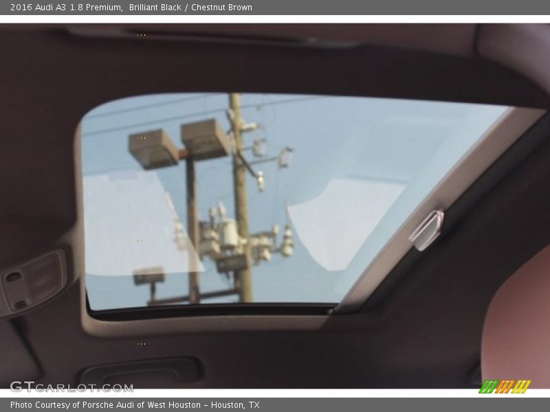 Brilliant Black / Chestnut Brown 2016 Audi A3 1.8 Premium