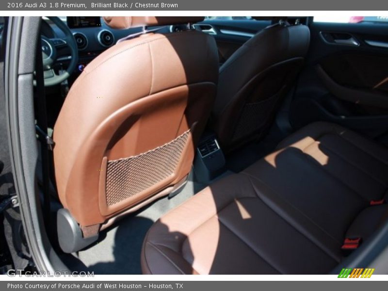 Brilliant Black / Chestnut Brown 2016 Audi A3 1.8 Premium