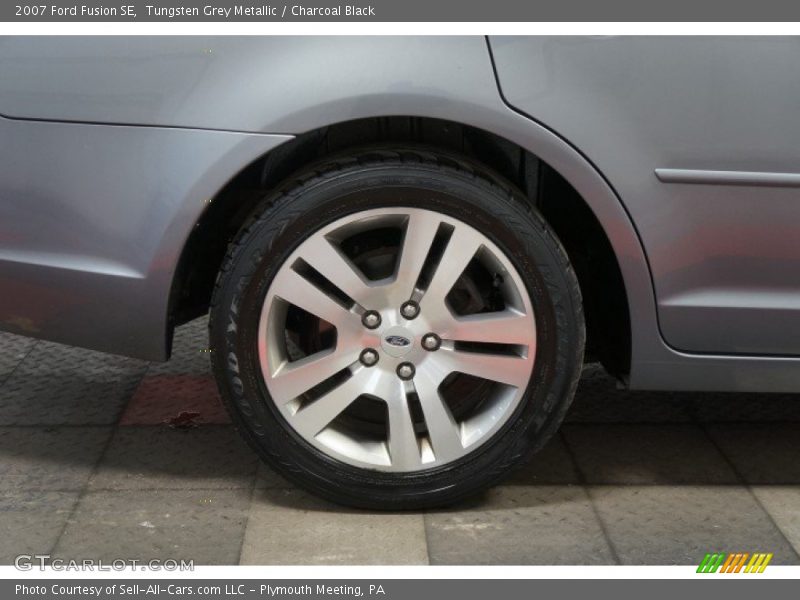 Tungsten Grey Metallic / Charcoal Black 2007 Ford Fusion SE