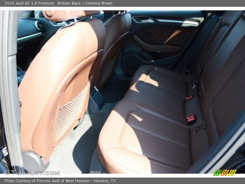 Brilliant Black / Chestnut Brown 2016 Audi A3 1.8 Premium