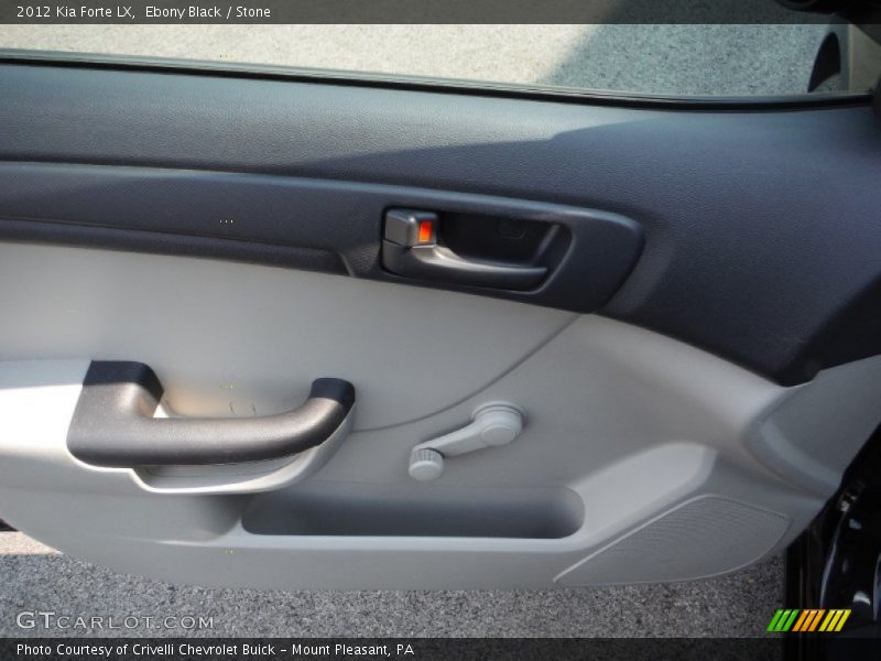 Ebony Black / Stone 2012 Kia Forte LX