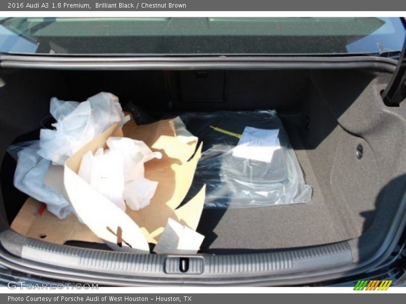 Brilliant Black / Chestnut Brown 2016 Audi A3 1.8 Premium