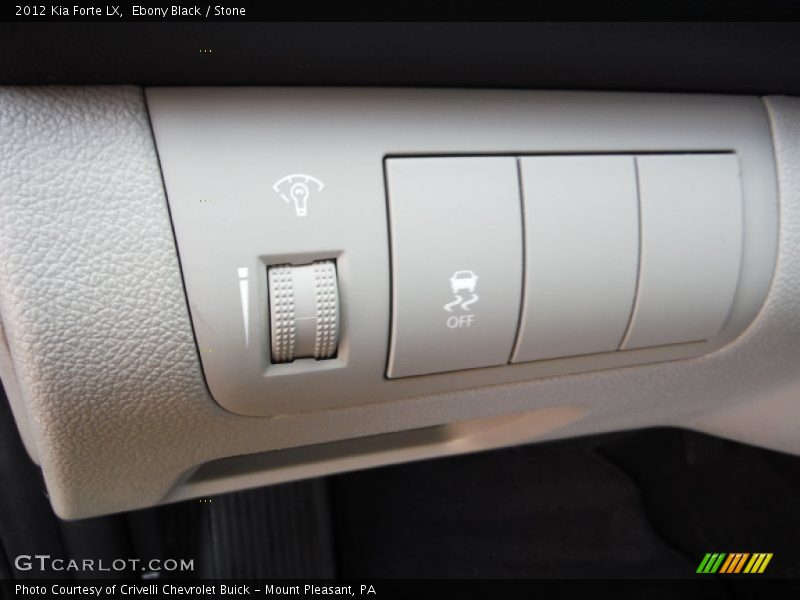 Ebony Black / Stone 2012 Kia Forte LX