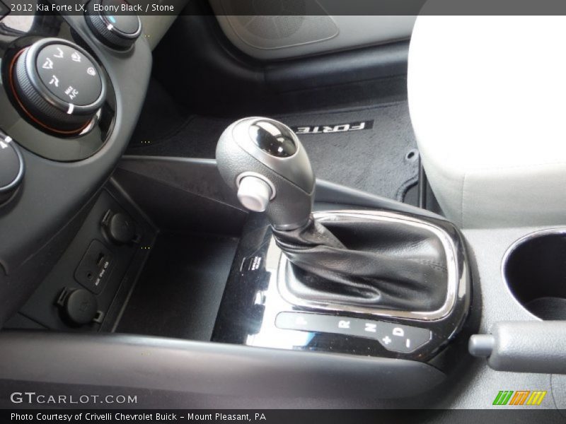 Ebony Black / Stone 2012 Kia Forte LX