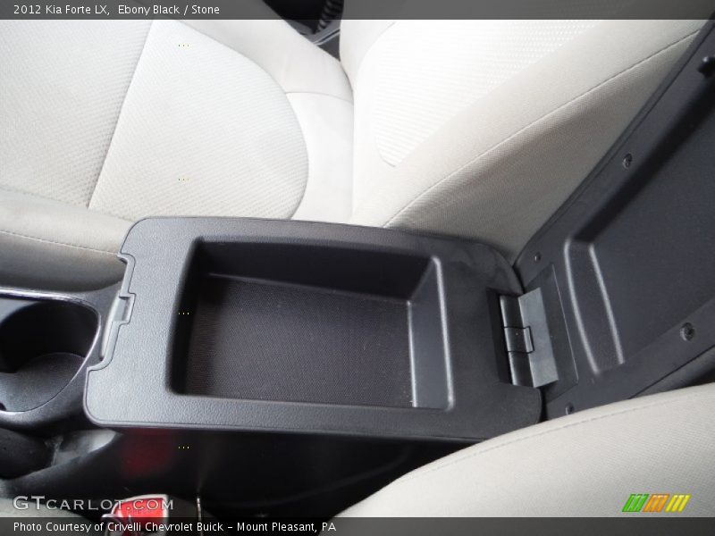 Ebony Black / Stone 2012 Kia Forte LX