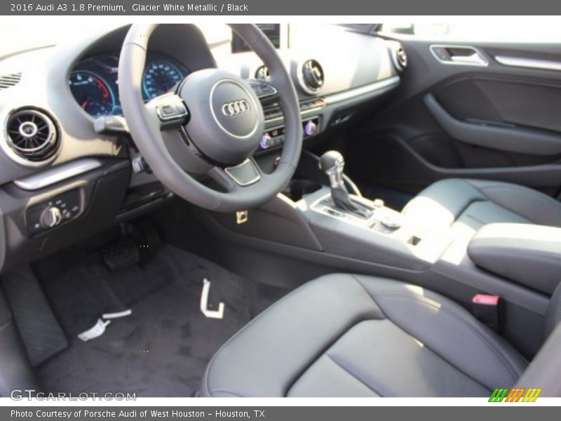Glacier White Metallic / Black 2016 Audi A3 1.8 Premium