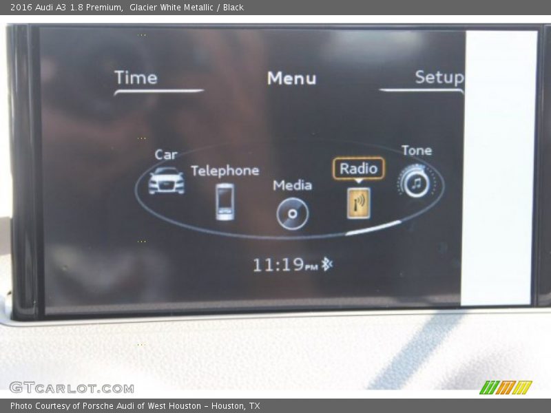 Glacier White Metallic / Black 2016 Audi A3 1.8 Premium