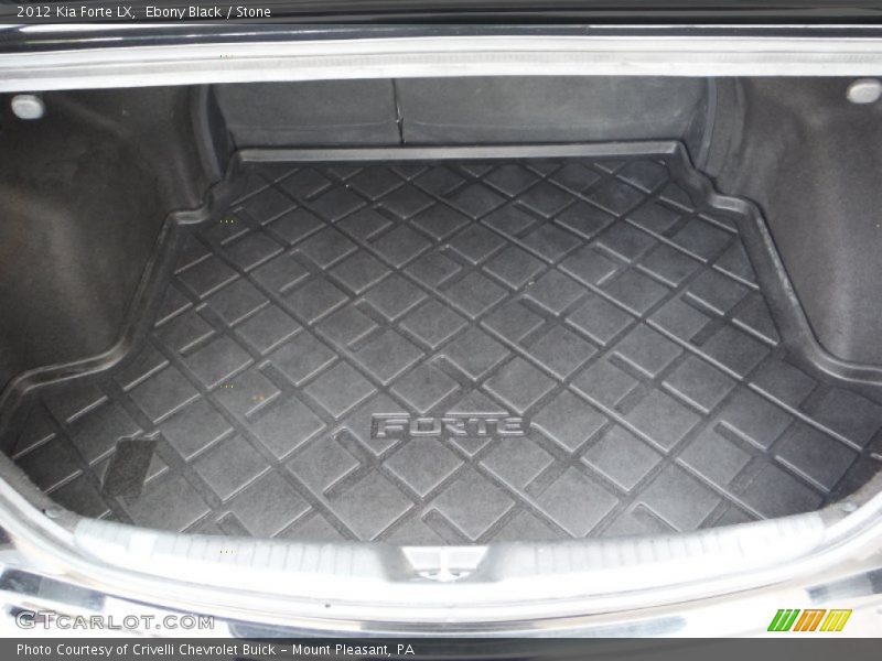 Ebony Black / Stone 2012 Kia Forte LX