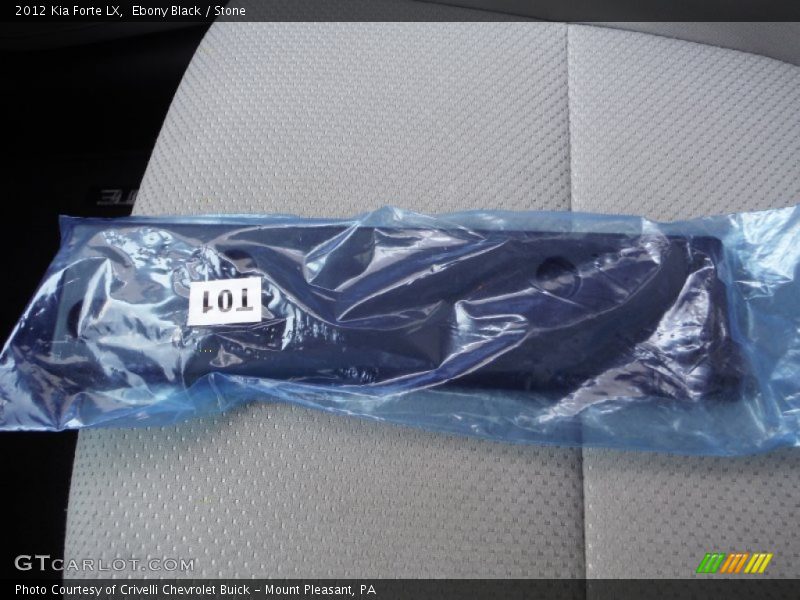 Ebony Black / Stone 2012 Kia Forte LX