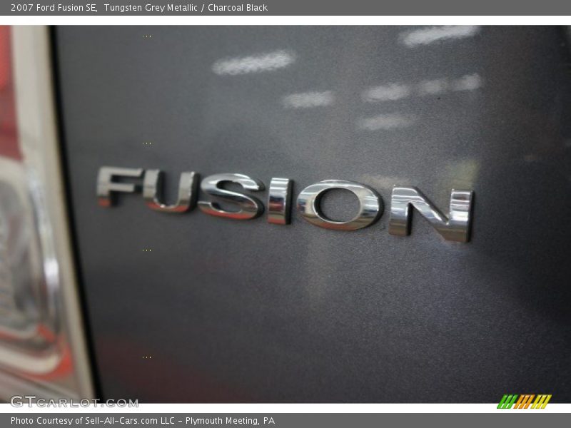Tungsten Grey Metallic / Charcoal Black 2007 Ford Fusion SE