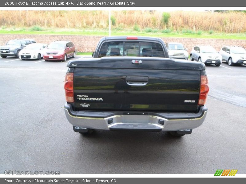 Black Sand Pearl / Graphite Gray 2008 Toyota Tacoma Access Cab 4x4