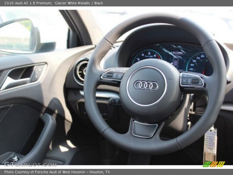 Glacier White Metallic / Black 2016 Audi A3 1.8 Premium