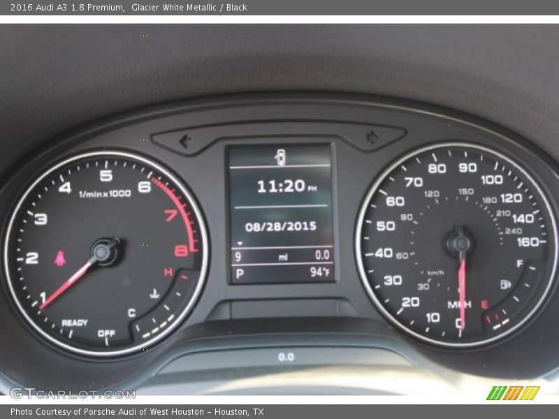 Glacier White Metallic / Black 2016 Audi A3 1.8 Premium