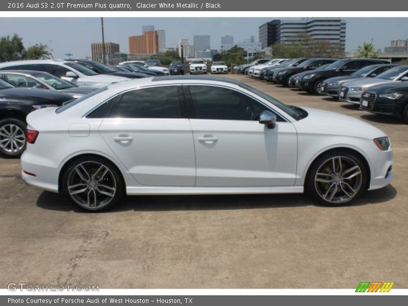 Glacier White Metallic / Black 2016 Audi S3 2.0T Premium Plus quattro