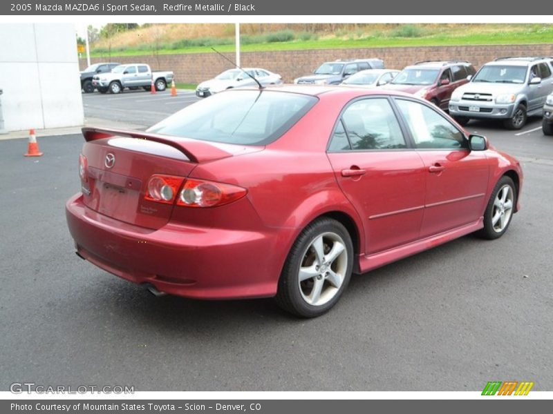 Redfire Metallic / Black 2005 Mazda MAZDA6 i Sport Sedan