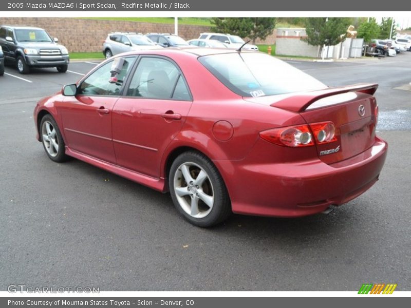 Redfire Metallic / Black 2005 Mazda MAZDA6 i Sport Sedan
