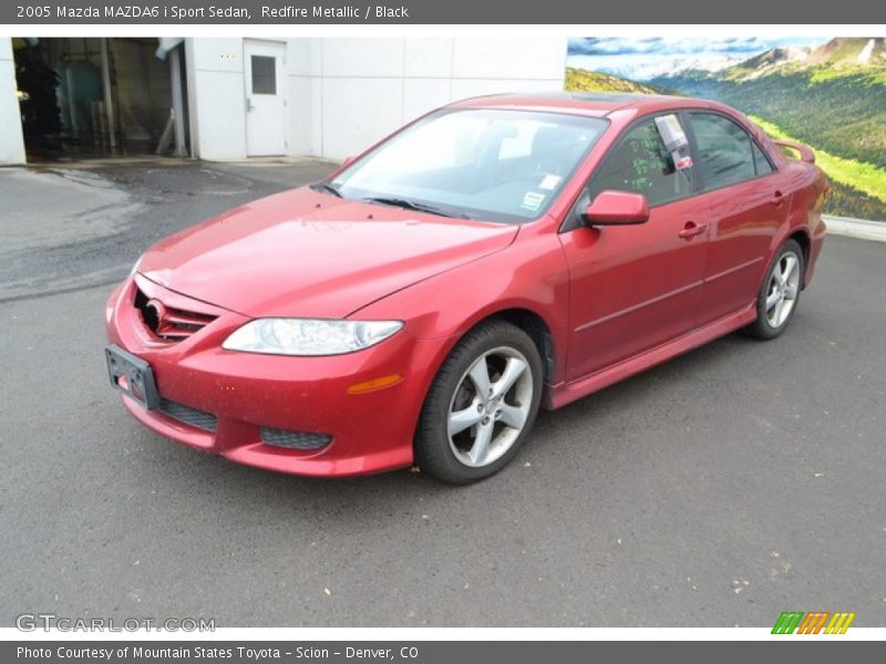 Redfire Metallic / Black 2005 Mazda MAZDA6 i Sport Sedan