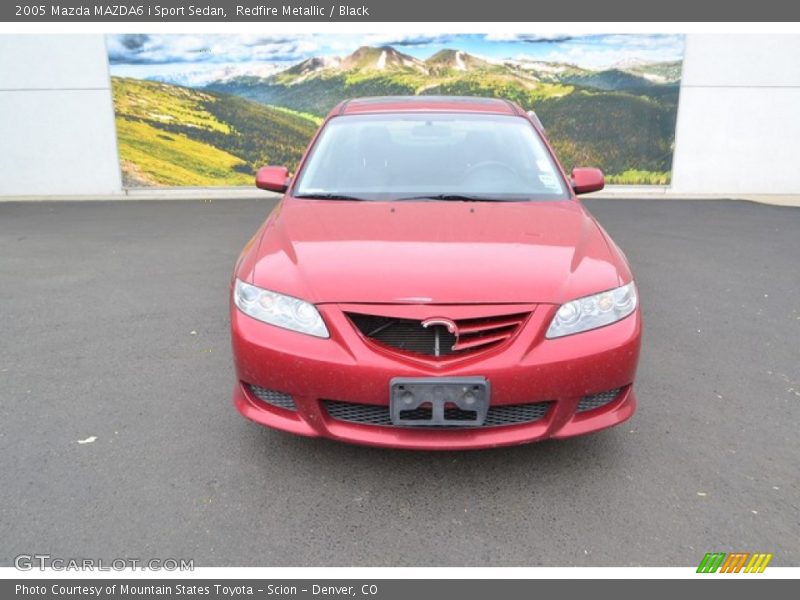 Redfire Metallic / Black 2005 Mazda MAZDA6 i Sport Sedan