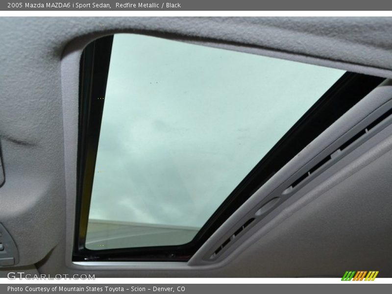 Redfire Metallic / Black 2005 Mazda MAZDA6 i Sport Sedan