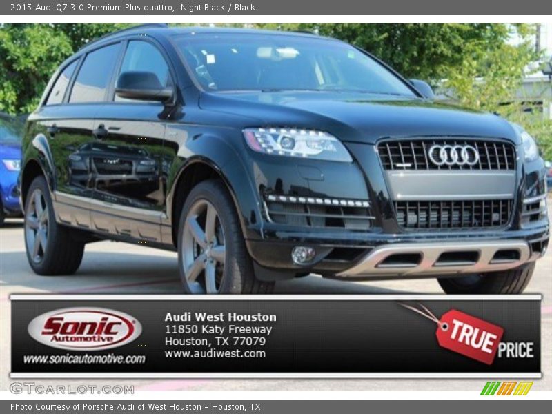Night Black / Black 2015 Audi Q7 3.0 Premium Plus quattro