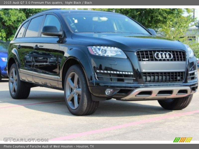 Night Black / Black 2015 Audi Q7 3.0 Premium Plus quattro