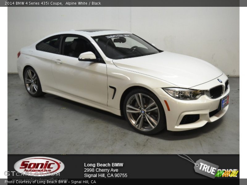 Alpine White / Black 2014 BMW 4 Series 435i Coupe