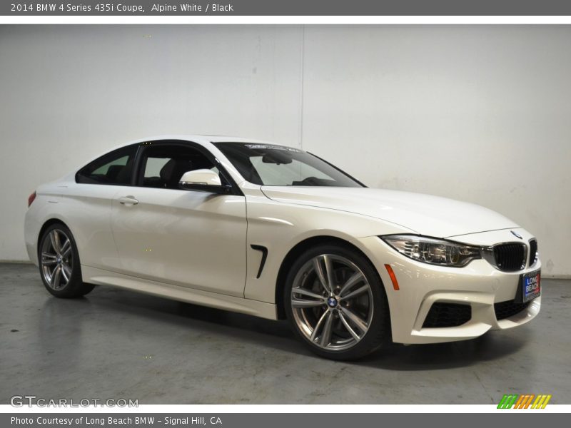 Alpine White / Black 2014 BMW 4 Series 435i Coupe