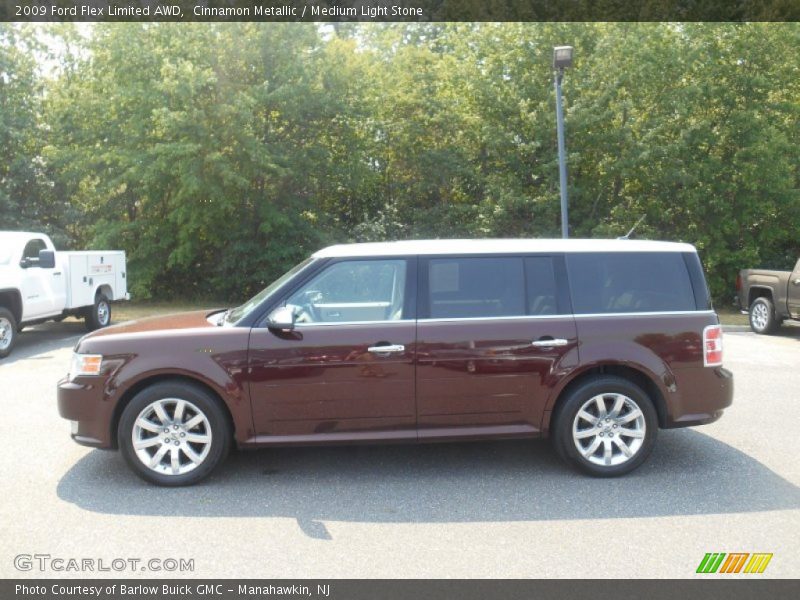 Cinnamon Metallic / Medium Light Stone 2009 Ford Flex Limited AWD
