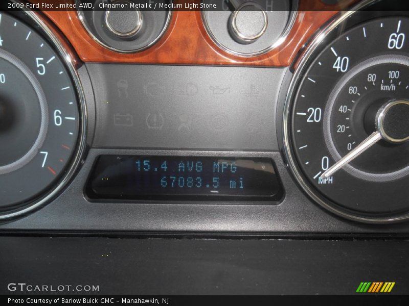 Cinnamon Metallic / Medium Light Stone 2009 Ford Flex Limited AWD