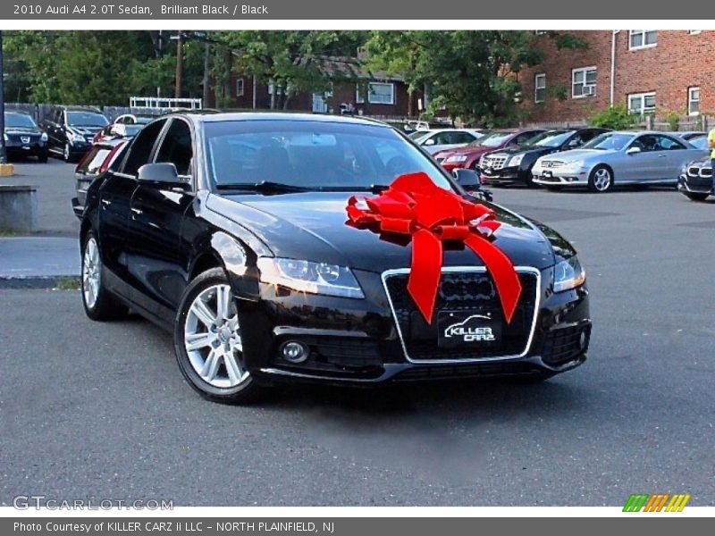 Brilliant Black / Black 2010 Audi A4 2.0T Sedan