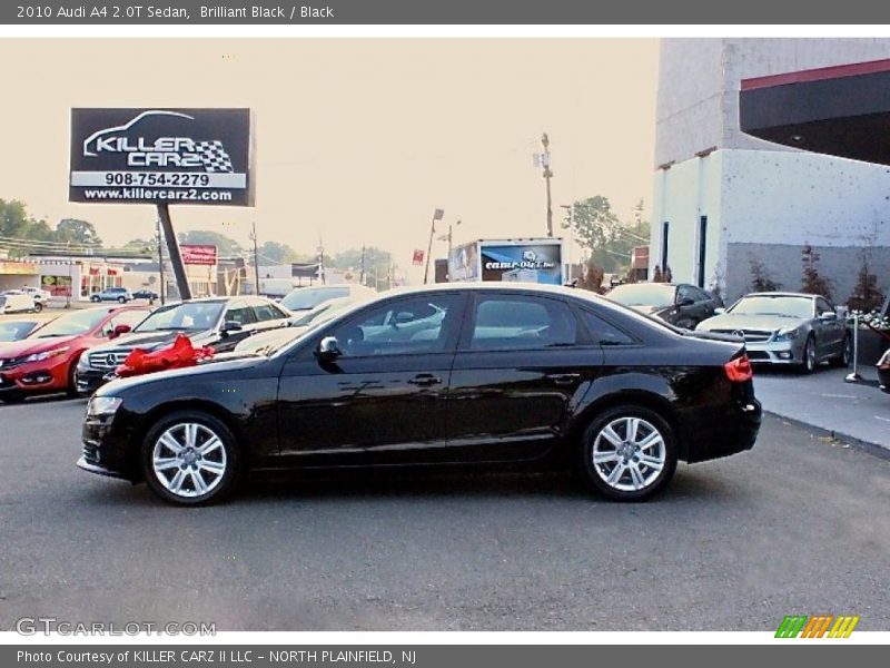 Brilliant Black / Black 2010 Audi A4 2.0T Sedan