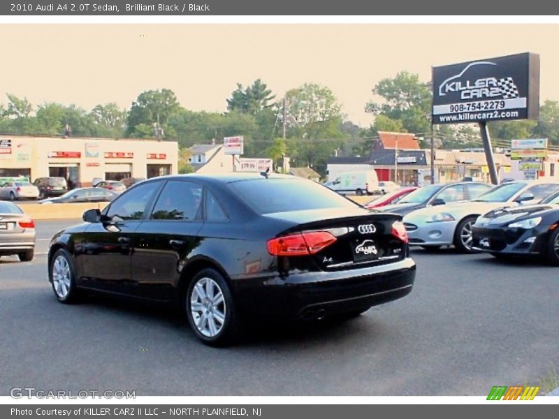 Brilliant Black / Black 2010 Audi A4 2.0T Sedan