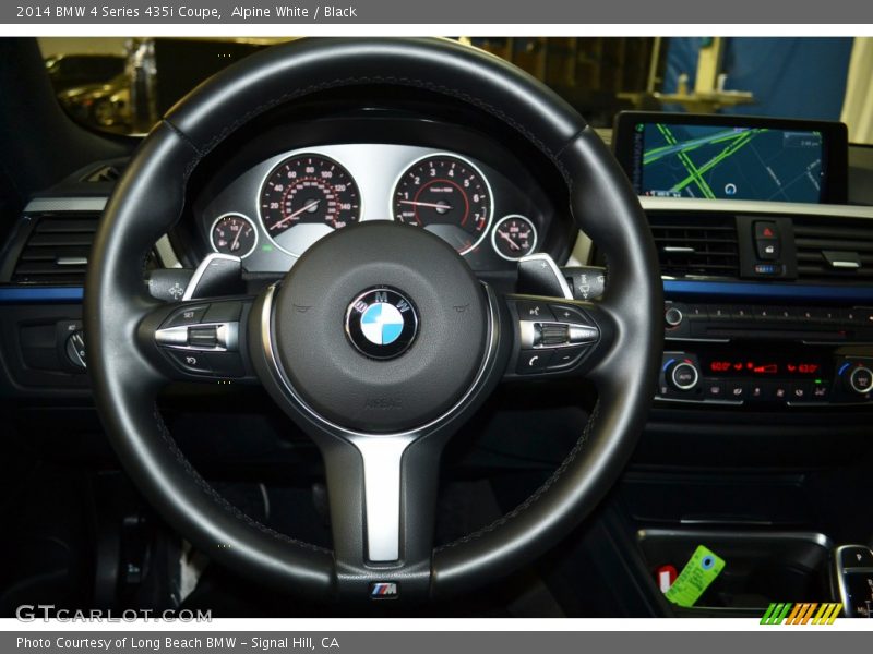 Alpine White / Black 2014 BMW 4 Series 435i Coupe