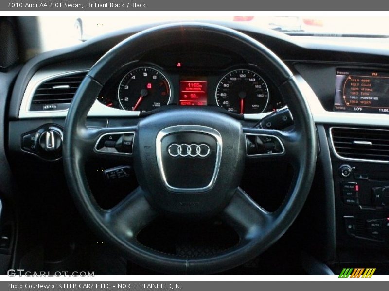 Brilliant Black / Black 2010 Audi A4 2.0T Sedan