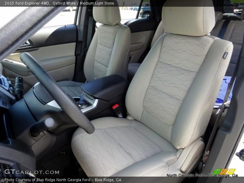 Oxford White / Medium Light Stone 2015 Ford Explorer 4WD