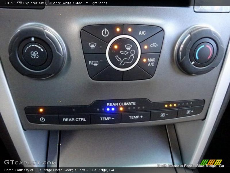 Oxford White / Medium Light Stone 2015 Ford Explorer 4WD