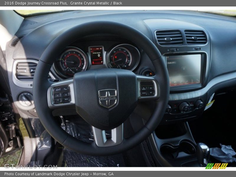 Granite Crystal Metallic / Black 2016 Dodge Journey Crossroad Plus