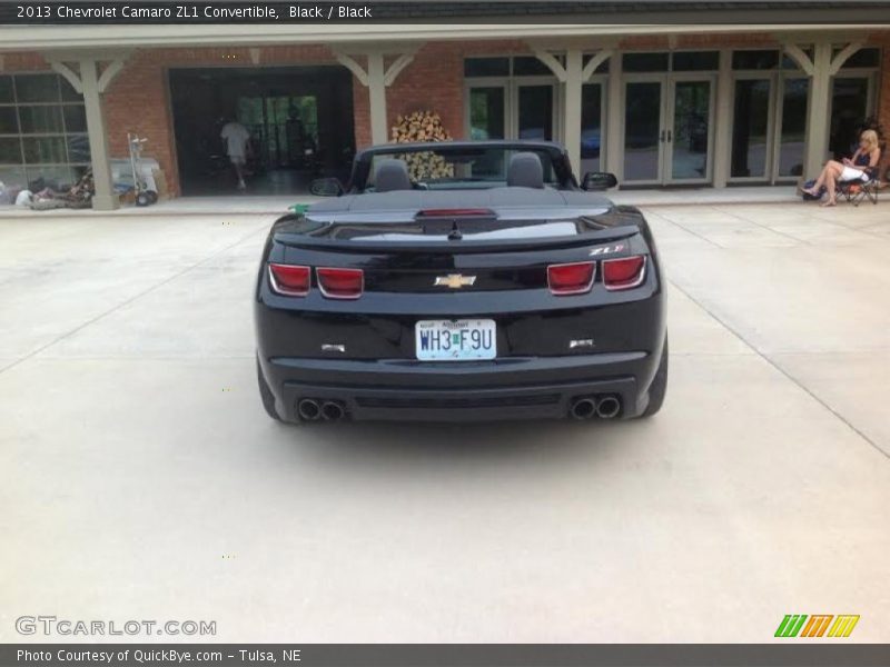 Black / Black 2013 Chevrolet Camaro ZL1 Convertible