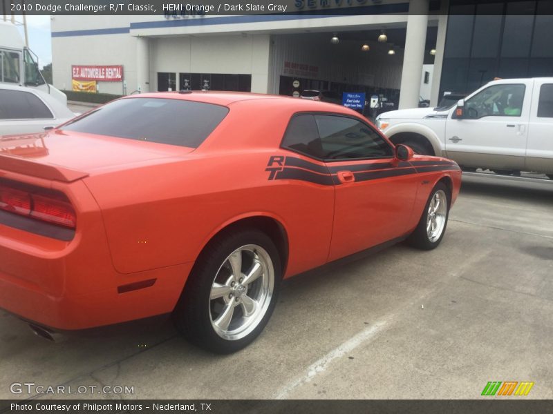 HEMI Orange / Dark Slate Gray 2010 Dodge Challenger R/T Classic