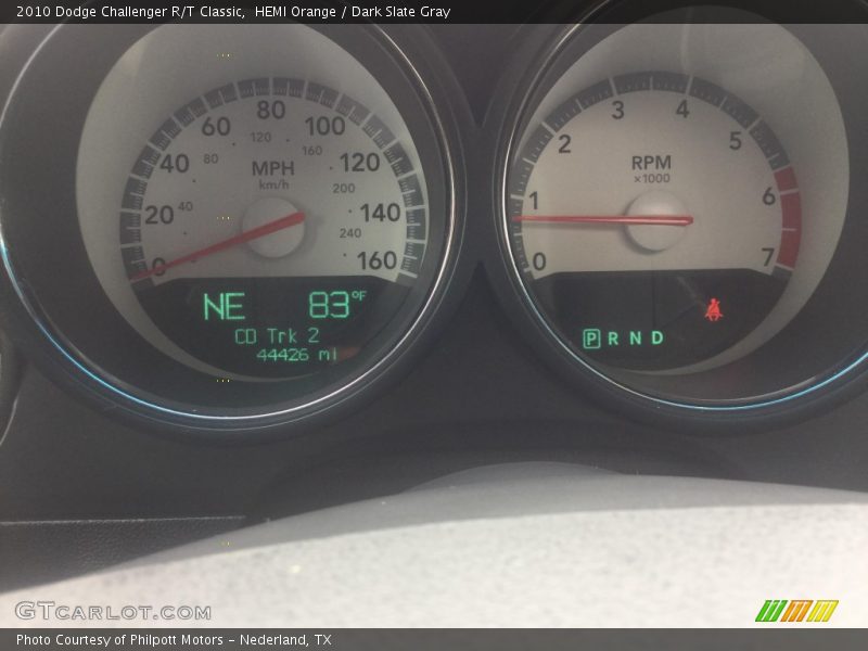 HEMI Orange / Dark Slate Gray 2010 Dodge Challenger R/T Classic