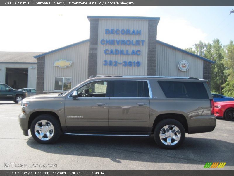 Brownstone Metallic / Cocoa/Mahogany 2016 Chevrolet Suburban LTZ 4WD